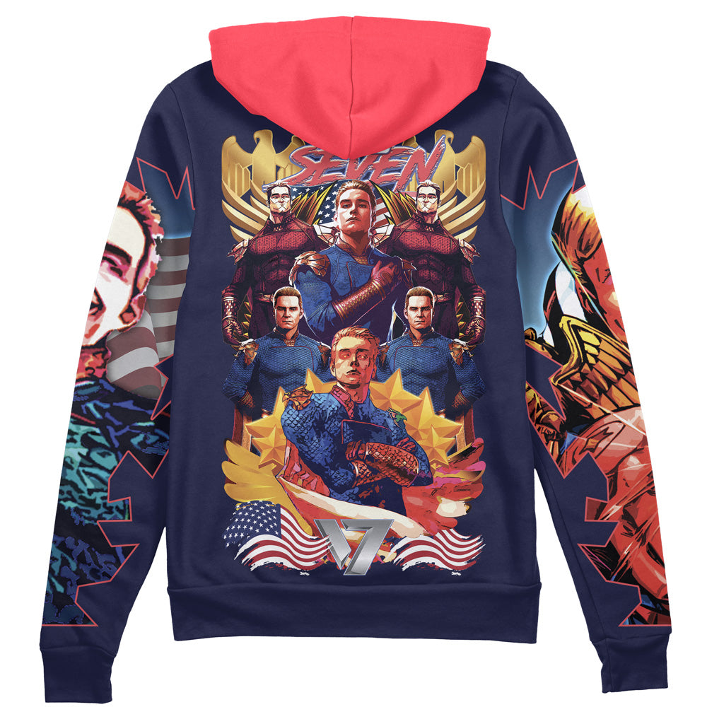 The Homelander The Boys Streetwear Zip Hoodie Jacket