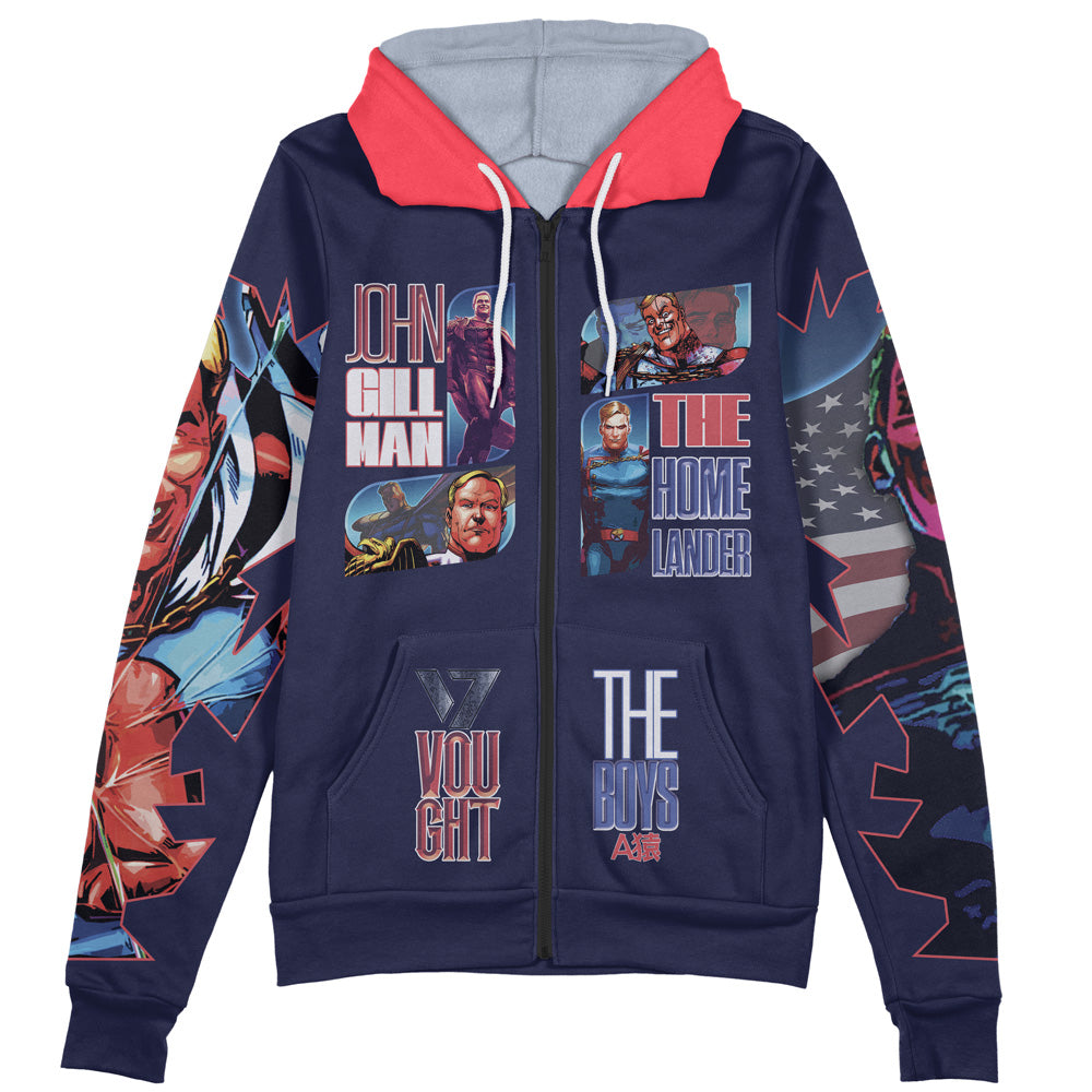 The Homelander The Boys Streetwear Zip Hoodie Jacket