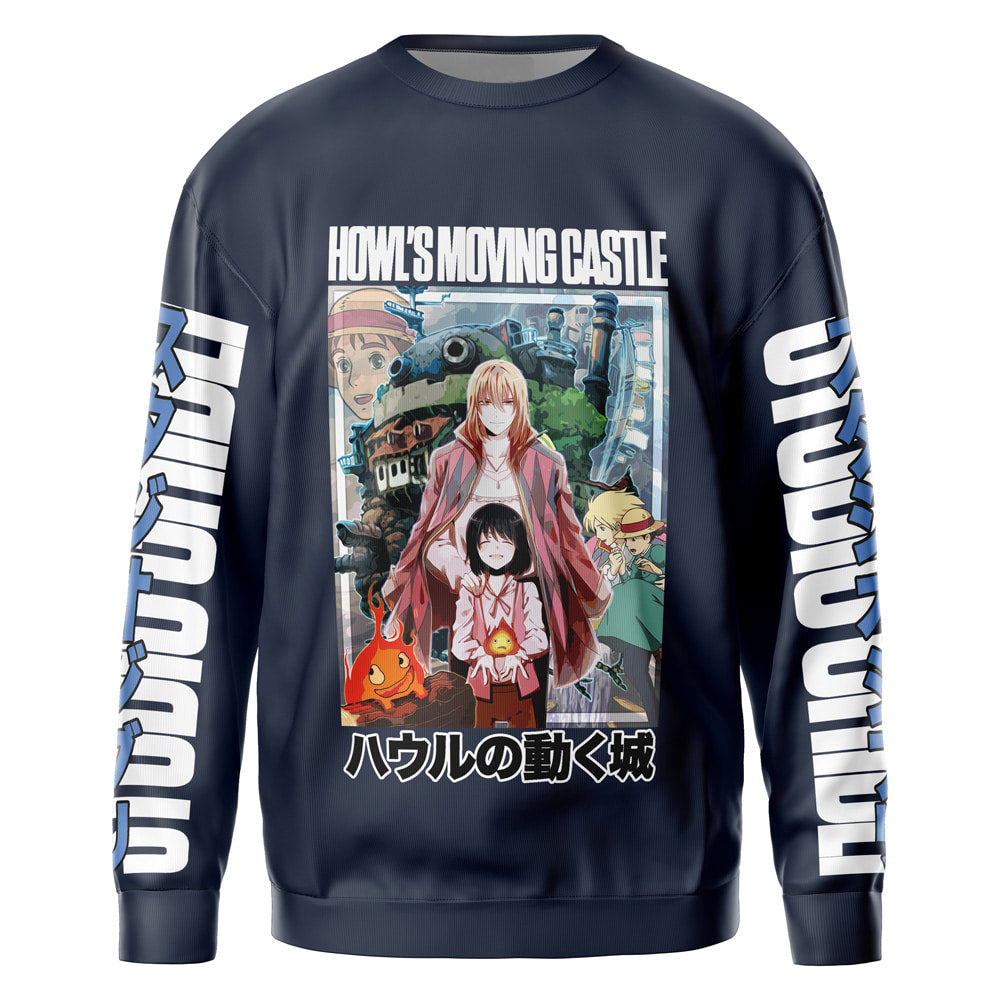 Howl's Moving Castle Studio Ghibli" Streetwear Sweatshirt