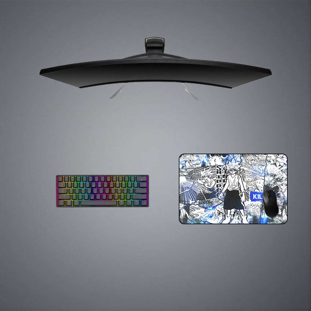 Killua Drawing Design M-XXL Size Gaming Mouse Pad, Computer Desk Mat
