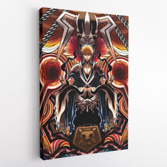 Ichigo True Shikai Bleach Vertical Canvas Print Wall Art - Nysekai