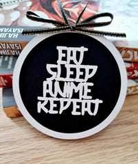 Gift For Anime Lover Anime Demon Slayer Black Christmas Ornament Anime Ornaments - Nysekai