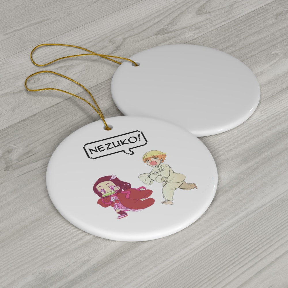 Anime Demon Slayers Characters Zenitsu Nezuko Ornament Anime Ornaments - Nysekai