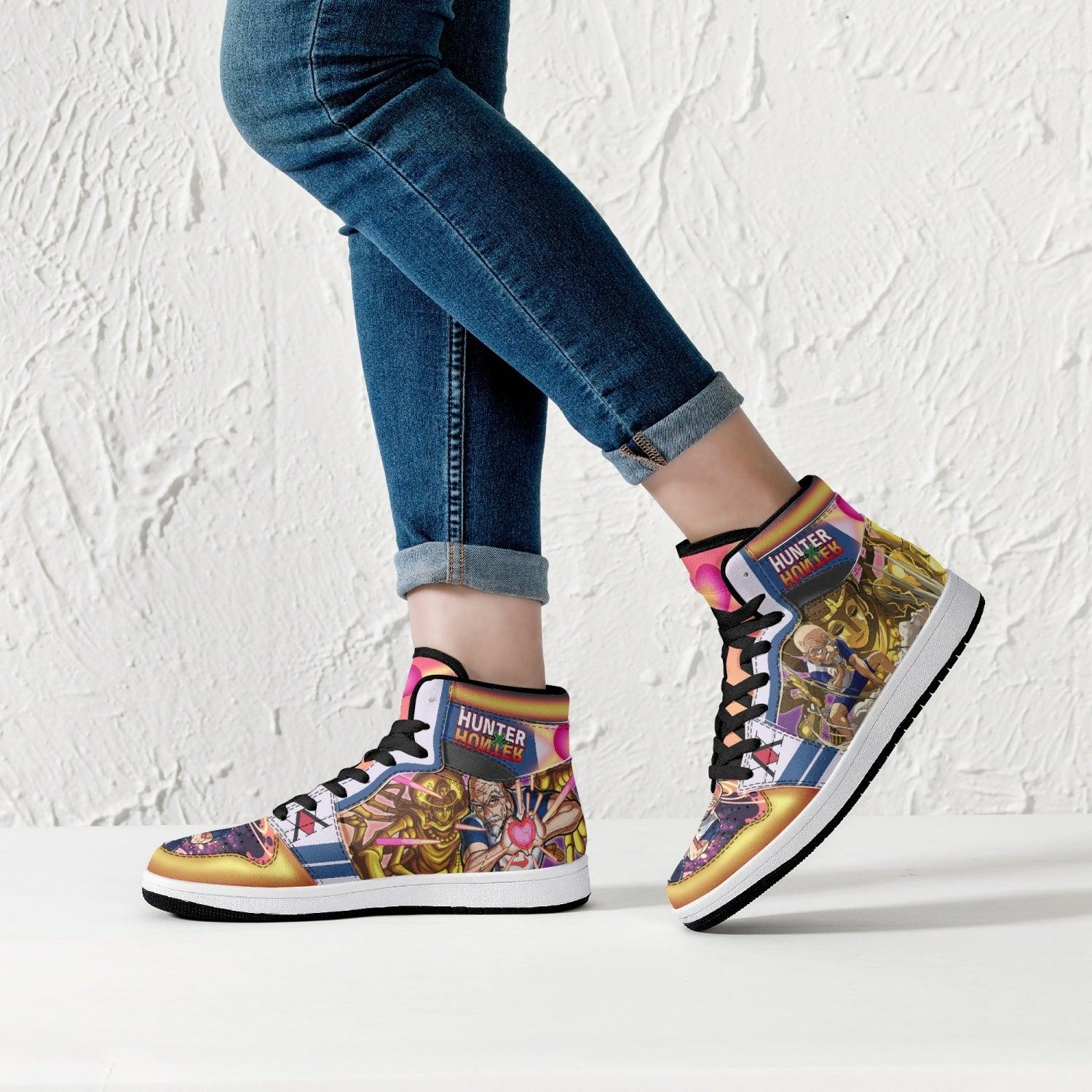 Isaac Netero 100 Type Guanyin Bodhisattva Hunter X Hunter Mid 1 Basketball Shoes