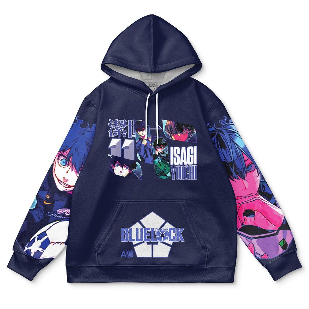 Isagi Yoichi V2 Blue Lock Streetwear Hoodie