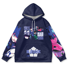 Isagi Yoichi V2 Blue Lock Streetwear Hoodie