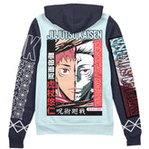 Itadori x Sukuna Jujutsu Kaisen" Streetwear Zip Hoodie Jacket