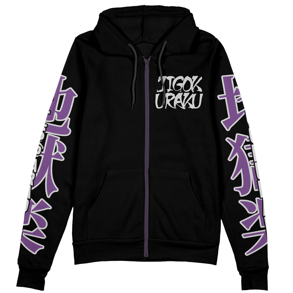 Jigokuraku Hell Paradise Streetwear Zip Hoodie Jacket