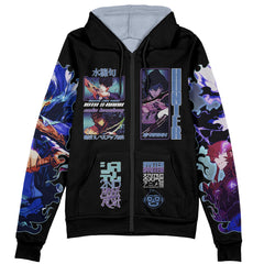 Sung Jin Woo V2 Solo Leveling Streetwear Zip Hoodie Jacket