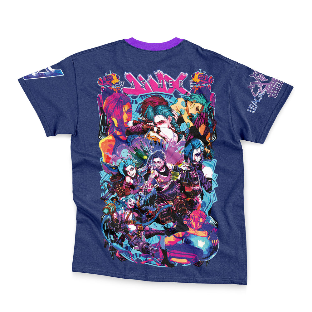 Jinx Arcane League of Legends Streetwear T-Shirt