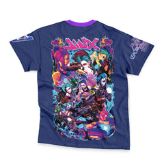 Jinx Arcane League of Legends Streetwear T-Shirt