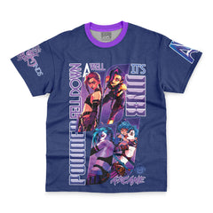 Jinx Arcane League of Legends Streetwear T-Shirt