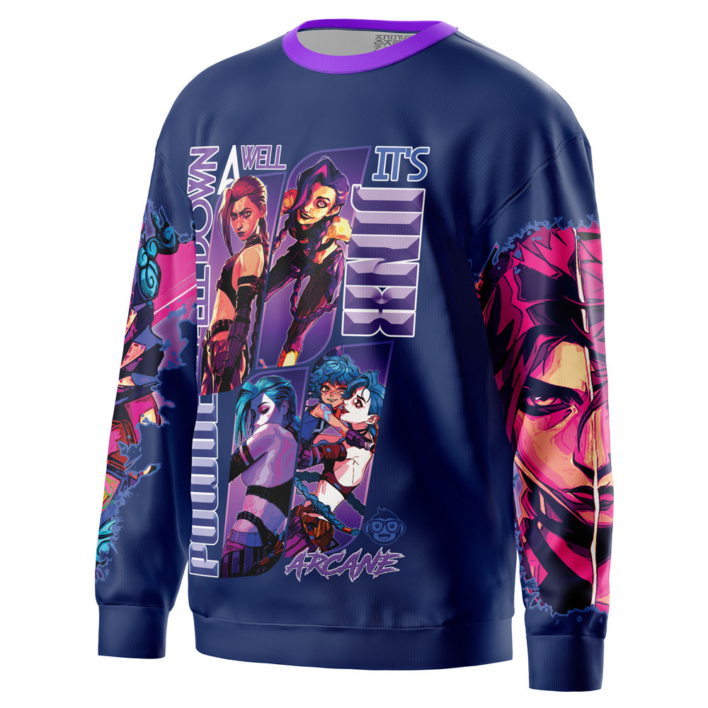 Jinx Arcane League of Legends Streetwear Sweatshirt