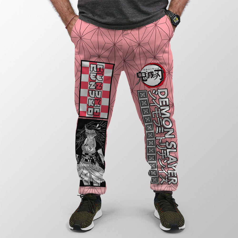 Kamado Nezuko Haori Demon Slayer Streetwear Sweatpants