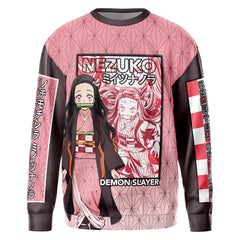 Kamado Nezuko Haori Demon Slayer" Streetwear Sweatshirt