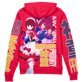 Kana Arima Oshi no Ko" Streetwear Zip Hoodie Jacket