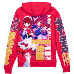 Kana Arima Oshi no Ko" Streetwear Zip Hoodie Jacket