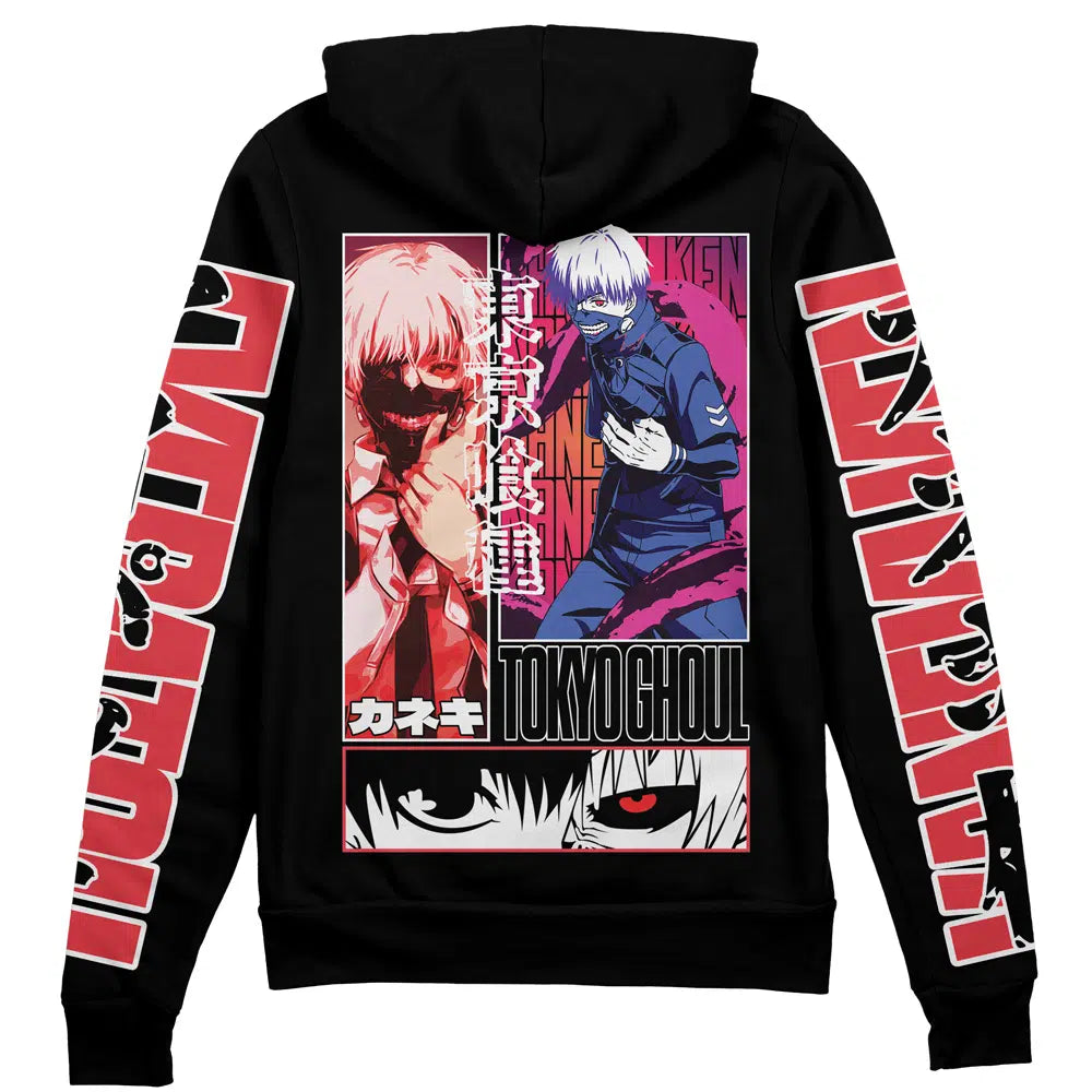 Kaneki Ken Tokyo Ghoul" Streetwear Zip Hoodie Jacket
