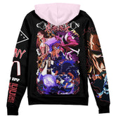 Zaraki Kenpachi V4 Bleach Streetwear Zip Hoodie Jacket