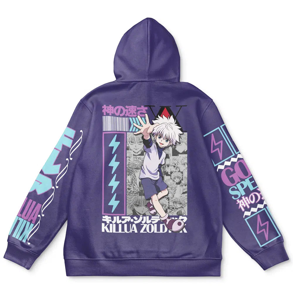 Nysekai Killua Zoldyck V2 Hunter x Hunter Streetwear Hoodie