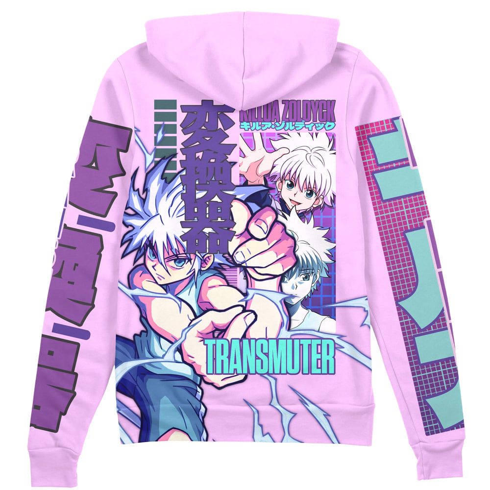 Killua Zoldyck V3 Hunter x Hunter" Streetwear Zip Hoodie Jacket