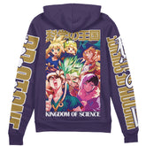 Kingdom of Science Dr. Stone Streetwear Zip Hoodie Jacket
