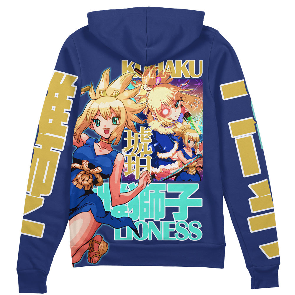 Kohaku Dr. Stone Streetwear Zip Hoodie Jacket