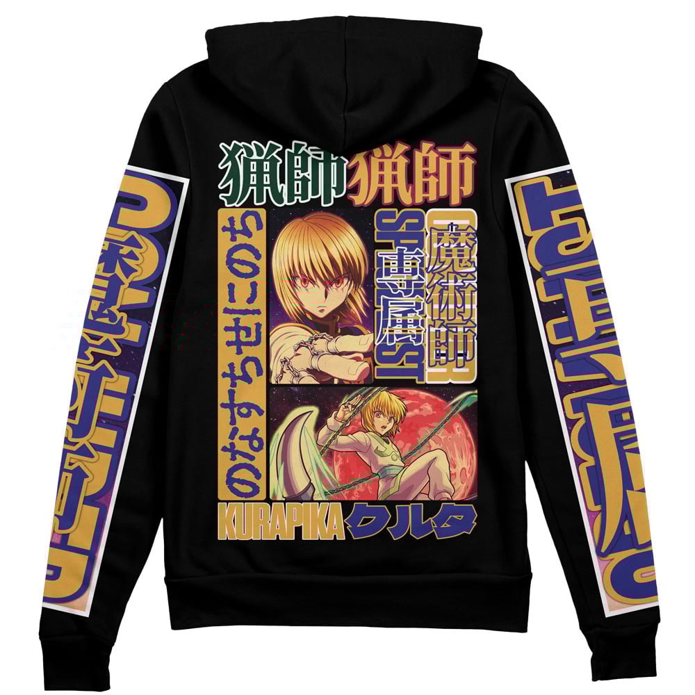 Kurapika Hunter x Hunter" Streetwear Zip Hoodie Jacket