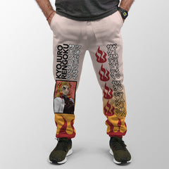 Kyojuro Rengoku Haori Demon Slayer Streetwear Sweatpants
