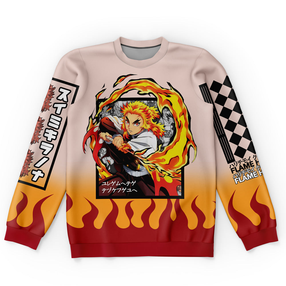 Kyojuro Rengoku Haori Demon Slayer Streetwear Sweatshirt