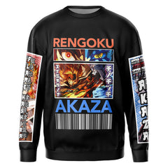 Kyojuro Rengoku vs Akaza Demon Slayer Streetwear Sweatshirt