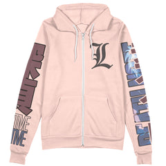 L Death Note Streetwear Zip Hoodie Jacket