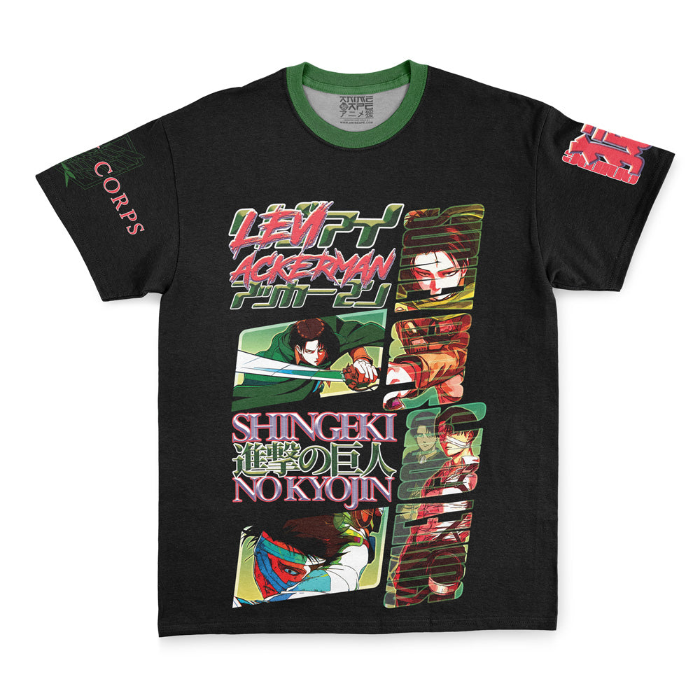 Levi Ackerman V4 Attack on Titan Streetwear T-Shirt