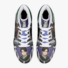 Levi Ackerman Timeskip Shingeki no Kyojin Mid 1 Basketball Shoes