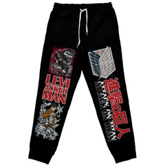Levi Ackerman x Beast Titan Attack on Titan Streetwear Sweatpants