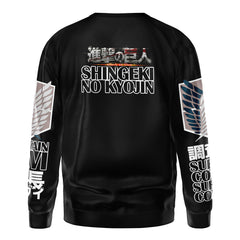 Levi Ackerman x Beast Titan Attack on Titan Streetwear Sweatshirt