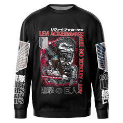 Levi Ackerman x Beast Titan Attack on Titan Streetwear Sweatshirt