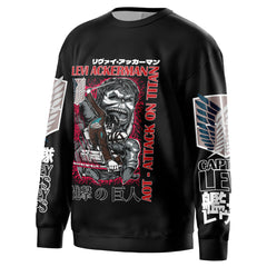 Levi Ackerman x Beast Titan Attack on Titan Streetwear Sweatshirt