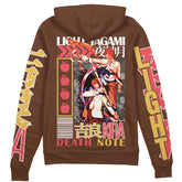 Light Yagami Death Note Streetwear Zip Hoodie Jacket