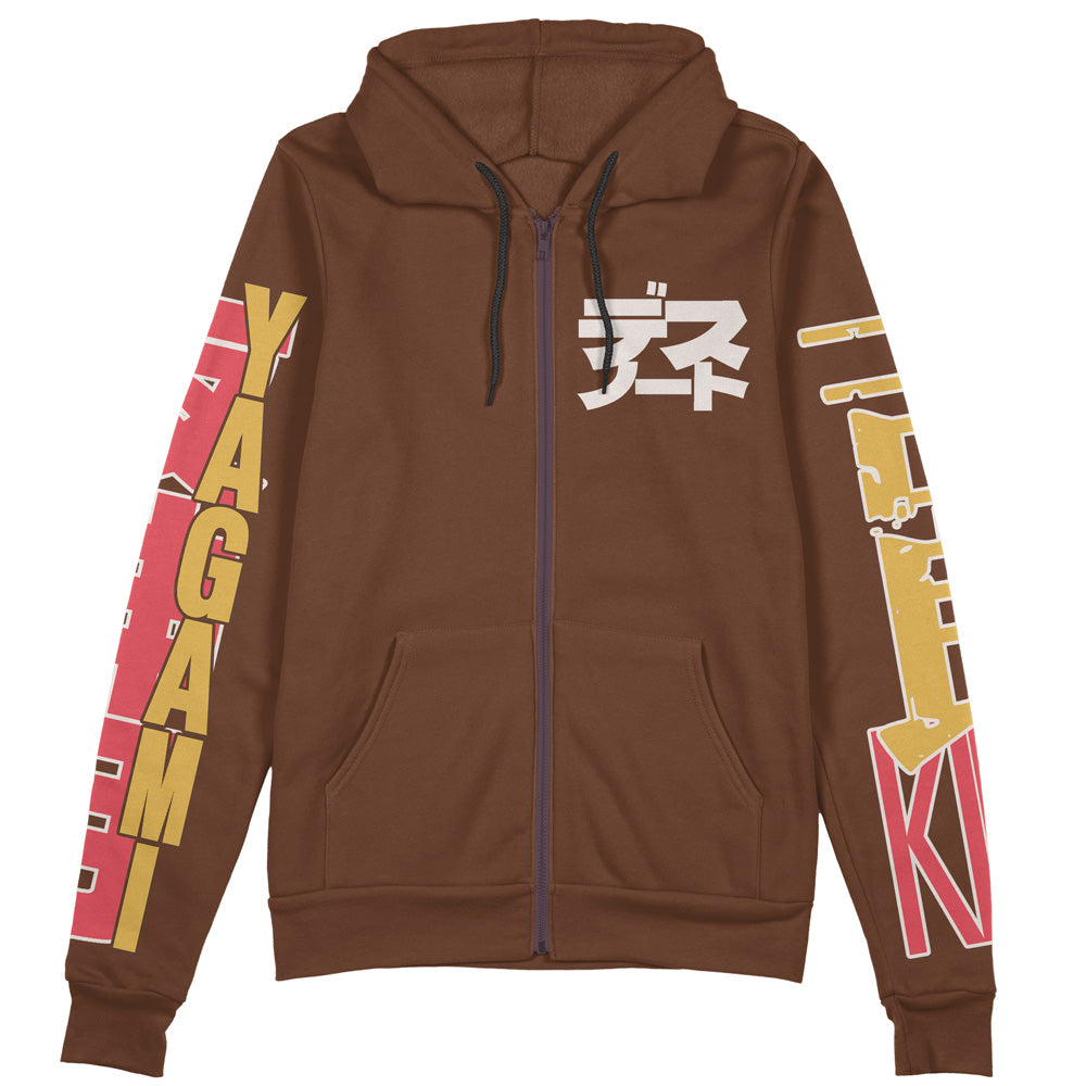 Light Yagami Death Note Streetwear Zip Hoodie Jacket