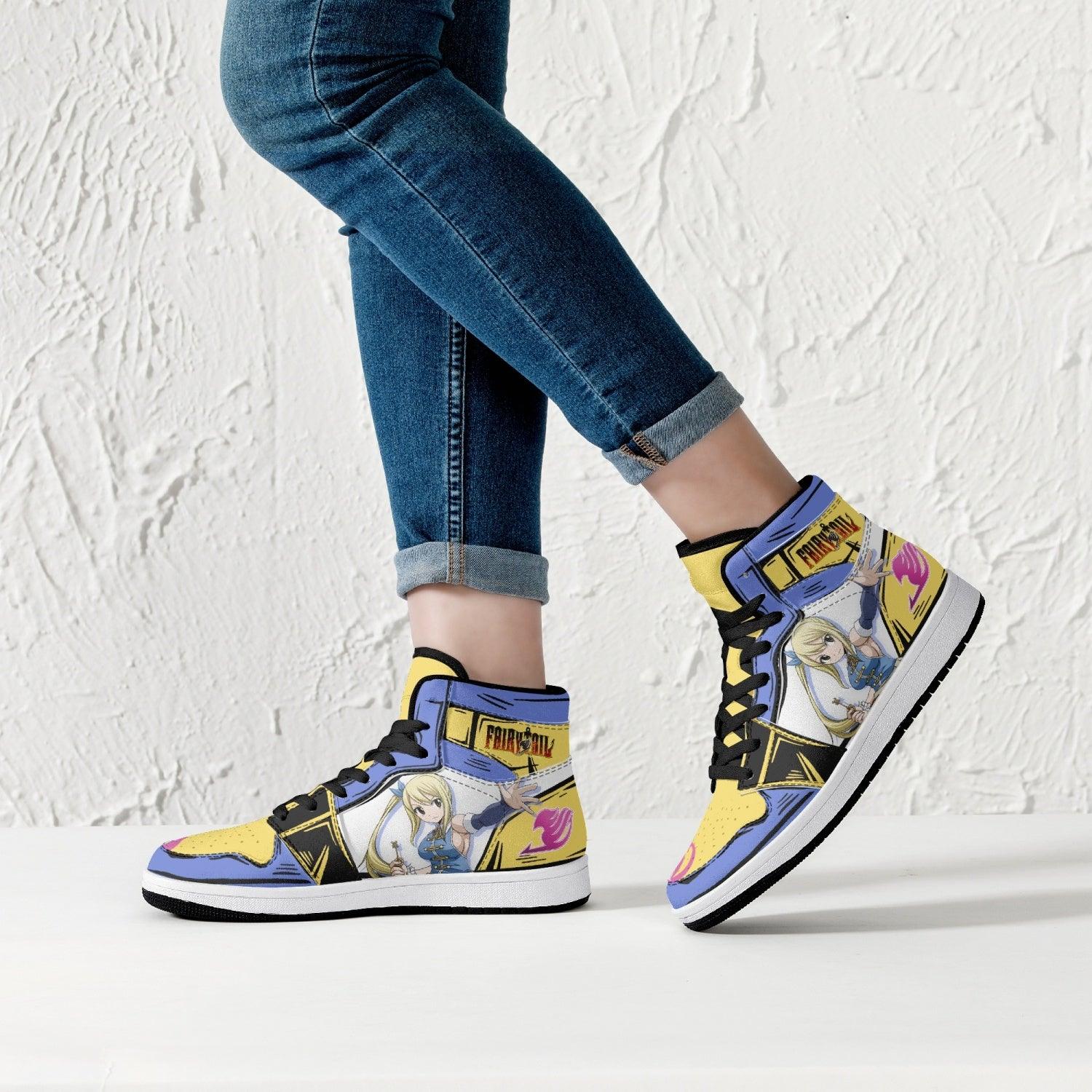 Lucy Heartfilia Fairy Tail Mid 1 Basketball Shoes