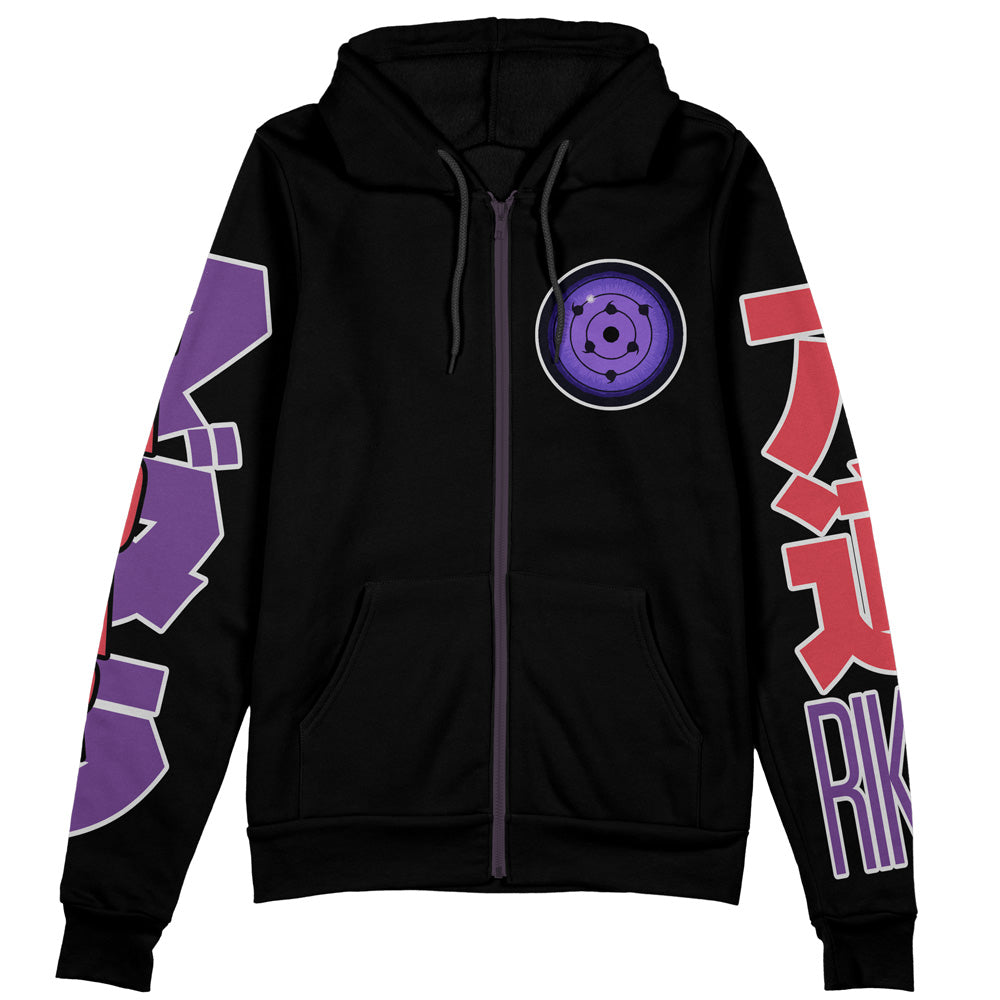 Uchiha Madara V2 Shippuden Streetwear Zip Hoodie Jacket
