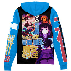 Maki Oze Fire Force" Streetwear Zip Hoodie Jacket