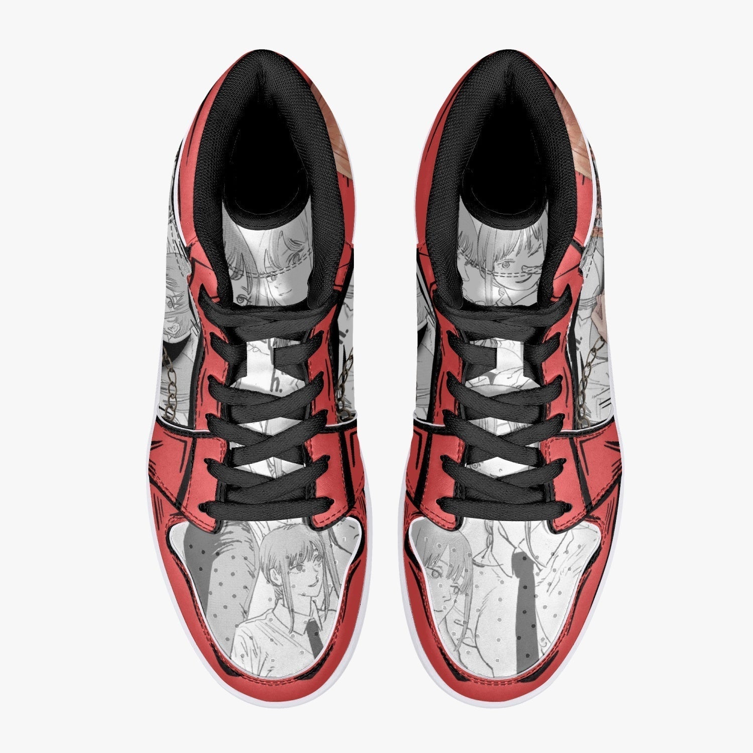 Makima Chainsaw Man Mid 1 Basketball Shoes