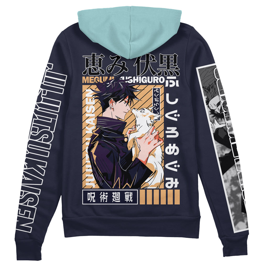 Fushiguro Megumi Jujutsu Kaisen Streetwear Zip Hoodie Jacket