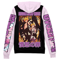 Meliodas Seven Deadly Sins" Streetwear Zip Hoodie Jacket