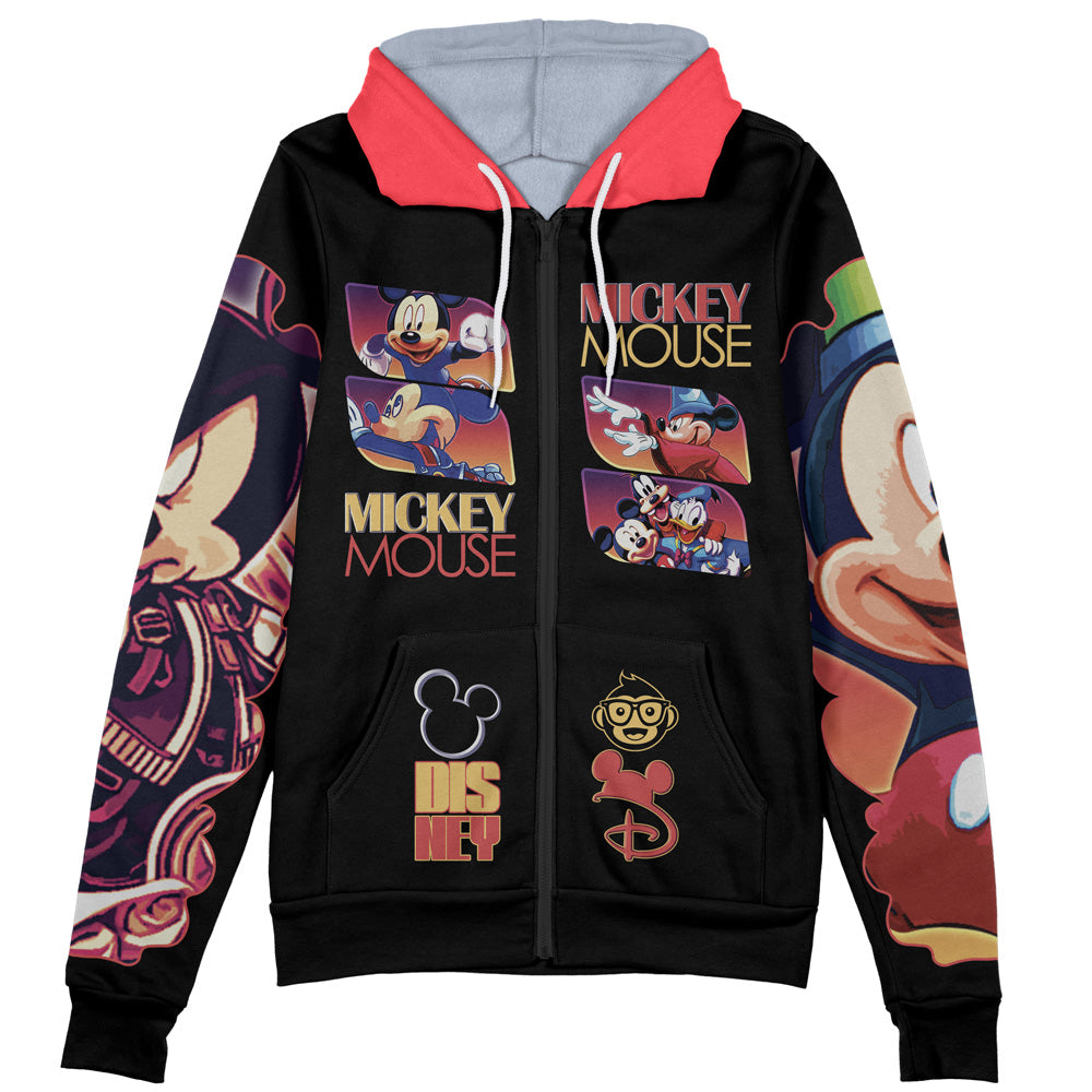 Mickey Mouse Streetwear Zip Hoodie Jacket