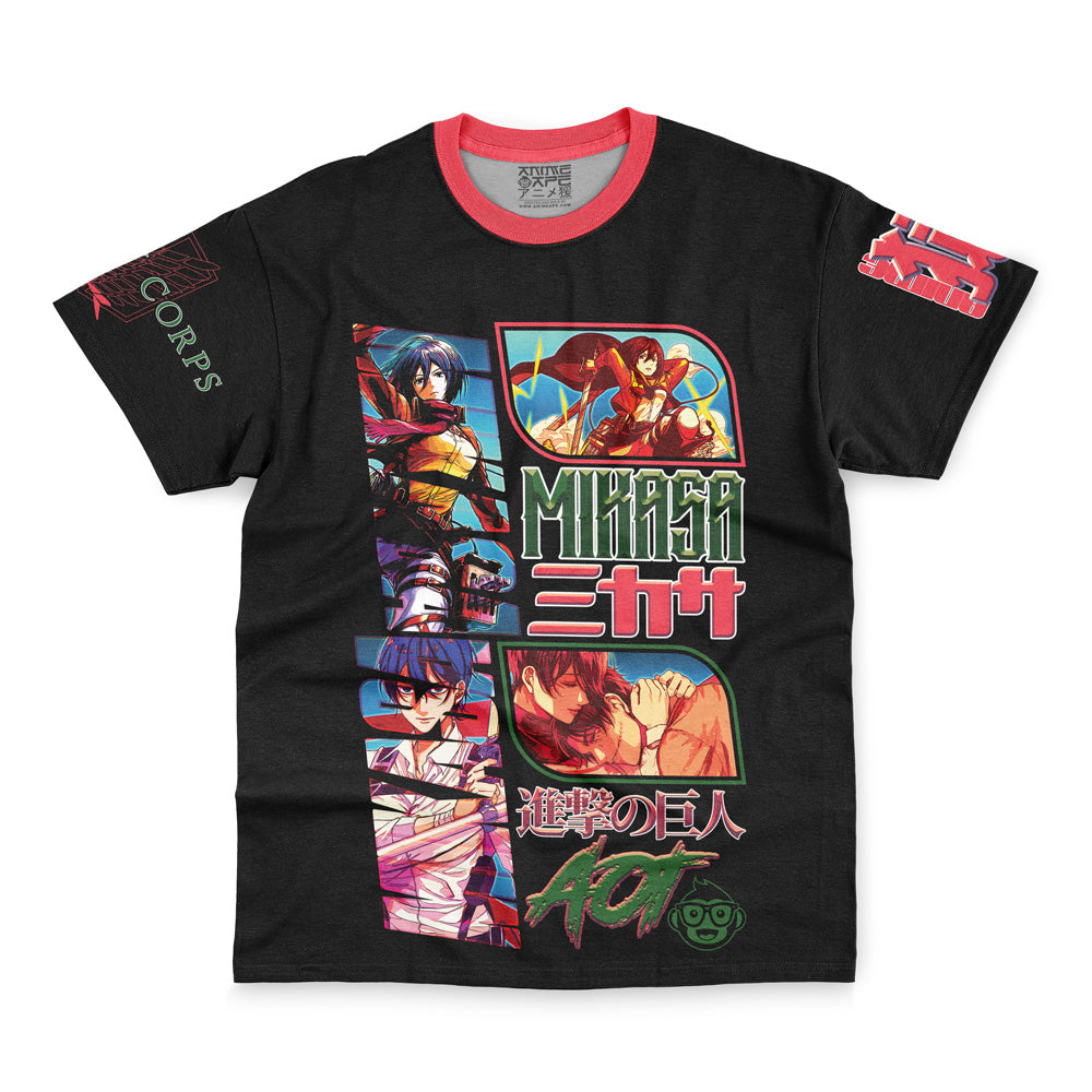 Mikasa Ackerman Attack on Titan Streetwear T-Shirt