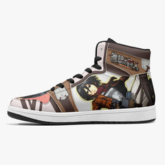 Mikasa Ackerman Training Corps Shingeki no Kyojin Mid 1 Basketball Shoes