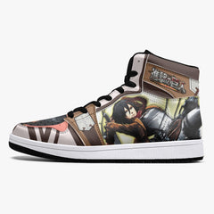 Mikasa Ackerman Training Corps Shingeki no Kyojin Mid 1 Basketball Shoes